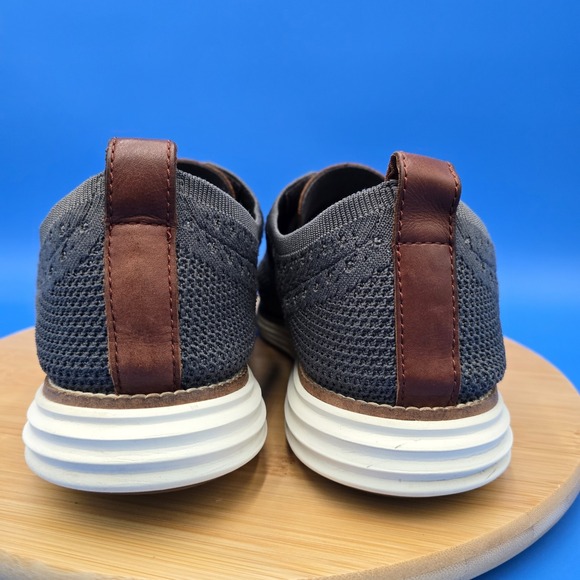 Cole Haan Original Grand StitchLite Wingtip Oxford Gray 11M - Picture 6 of 10